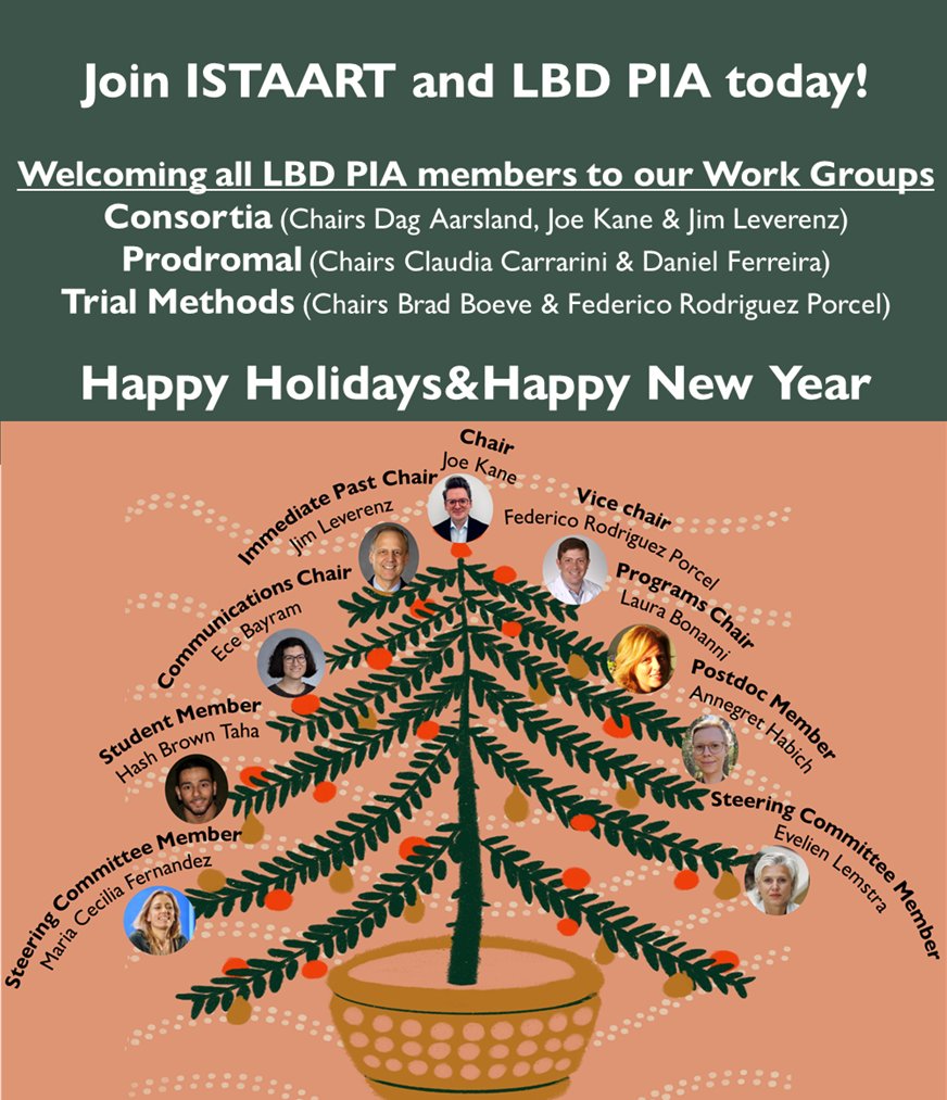 Lewy Body Dementias PIA (@lbdpia) on Twitter photo 🎇🎉Happy Holidays and 🎆🎊Happy New Year from our #LBDPIA leadership team including <a href="/jpmkane/">Joe Kane</a> <a href="/fedrodriguezp/">Federico Rodríguez-Porcel</a> <a href="/LauraBonanni6/">Laura Bonanni</a> <a href="/ec_bayram/">ece bayram</a> <a href="/annegret_habich/">Annegret Habich</a> @drhashbrownz <a href="/EvelienLemstra/">Evelien Lemstra</a> <a href="/mcecifer/">Ceci Fernández</a> <a href="/AarslandDag/">Dag Aarsland</a> <a href="/DrFerreiraD/">Daniel Ferreira</a> <a href="/carlaabdelnour/">Carla Abdelnour</a> Jim Leverenz, Claudia Carrarini & Brad Boeve 🎇🎉Happy Holidays and 🎆🎊Happy New Year from our #LBDPIA leadership team including <a href="/jpmkane/">Joe Kane</a> <a href="/fedrodriguezp/">Federico Rodríguez-Porcel</a> <a href="/LauraBonanni6/">Laura Bonanni</a> <a href="/ec_bayram/">ece bayram</a> <a href="/annegret_habich/">Annegret Habich</a> @drhashbrownz <a href="/EvelienLemstra/">Evelien Lemstra</a> <a href="/mcecifer/">Ceci Fernández</a> <a href="/AarslandDag/">Dag Aarsland</a> <a href="/DrFerreiraD/">Daniel Ferreira</a> <a href="/carlaabdelnour/">Carla Abdelnour</a> Jim Leverenz, Claudia Carrarini & Brad Boeve
