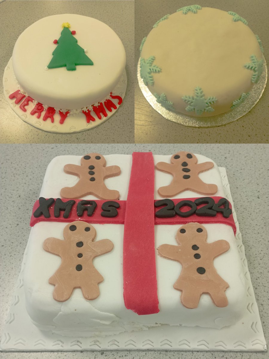 Here are the fantastic Christmas cakes this year's Practical Cake Craft Class have created! They’ve poured so much creativity and effort into these festive treats, and each one is truly unique. Hope you enjoy their wonderful work! 🎄🎅⛄❄️