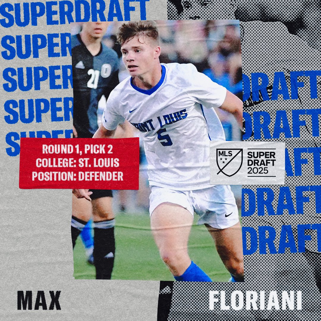 San Jose Earthquakes (@sjearthquakes) on Twitter photo We have selected Max Floriani from St. Louis University in the first round of the <a href="/MLS/">Major League Soccer</a> SuperDraft. ⚫️🔵 We have selected Max Floriani from St. Louis University in the first round of the <a href="/MLS/">Major League Soccer</a> SuperDraft. ⚫️🔵