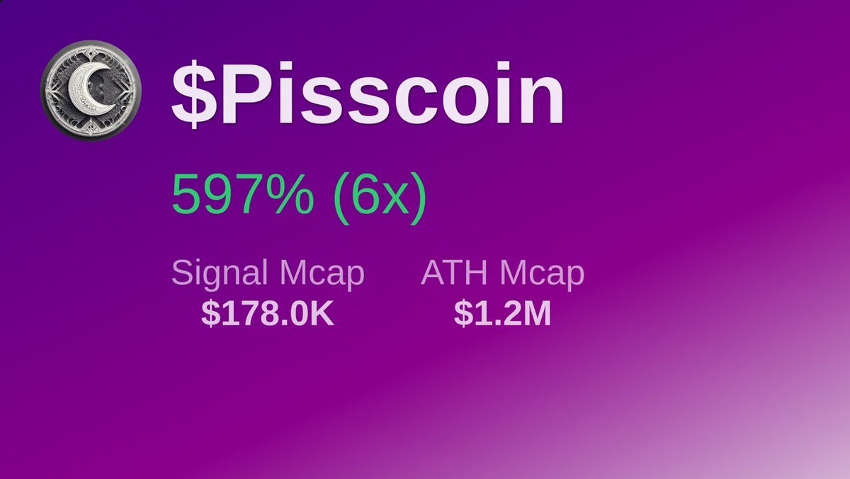 5EqRDhtdM5We4a5oyLeebJz7LfsRyXMNC52DMNEhpump

t.me/SolTradingBot?…

#PISSCOIN flying
