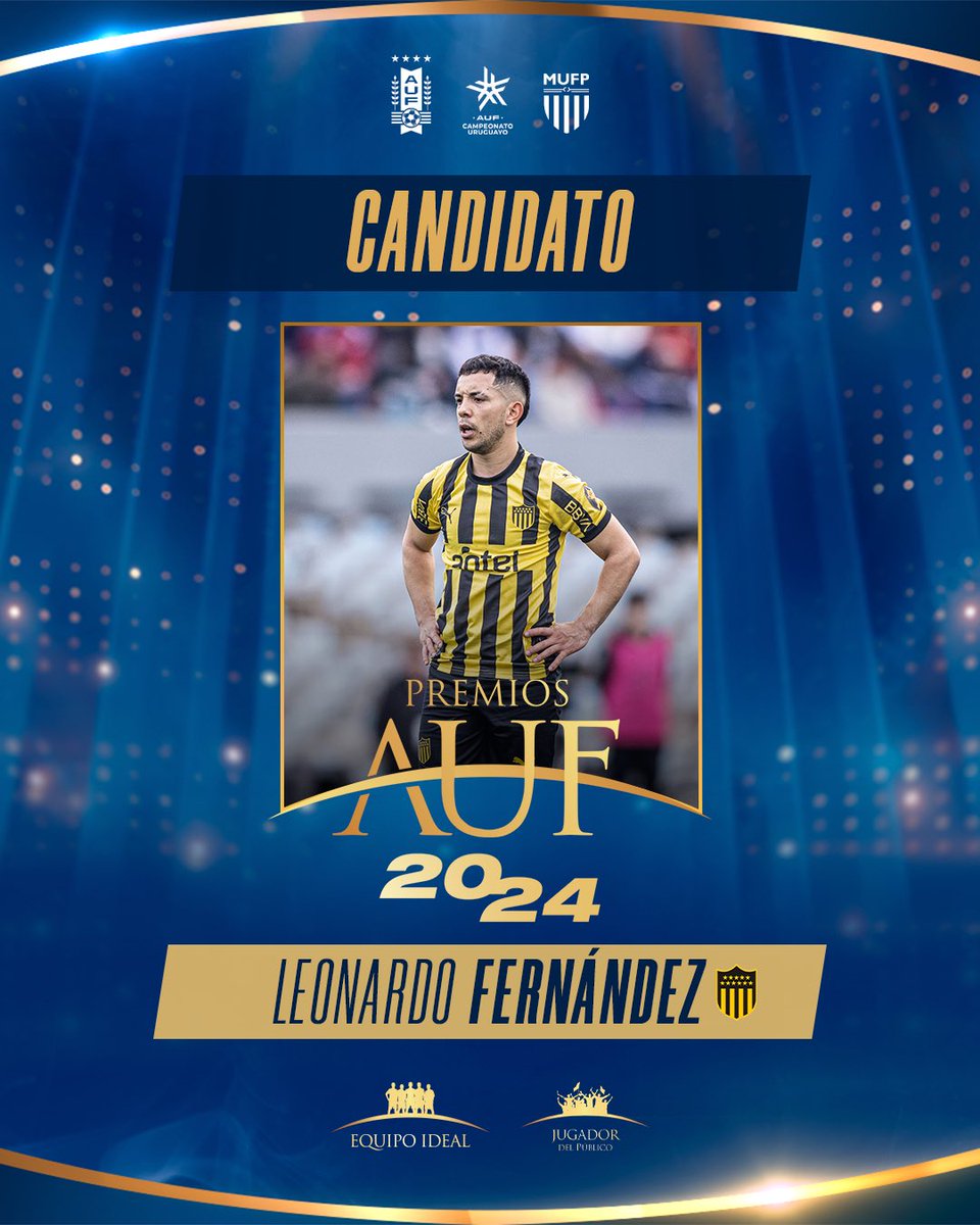 LigaAUF's tweet image. 🗳️ 𝐄𝐧𝐜𝐮𝐞𝐬𝐭𝐚 𝐟𝐢𝐧𝐚𝐥 

Dale me gusta a Leonardo Fernández para sumarle tu voto como integrante del #EquipoIdeal y #JugadorDelPúblico del @CampeonatoAUF 2️⃣0️⃣2️⃣4️⃣. 

🔔 La votación se extenderá hasta el lunes 23 de diciembre a las 18 h (Uy).

#PremiosAUF…