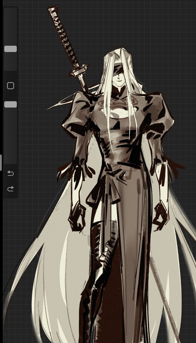 mixing my obsessions into one crossover for me and 2 other ppl 
anyway sephiroth in 2b’s outfit 
#ff7 #NieRAutomata