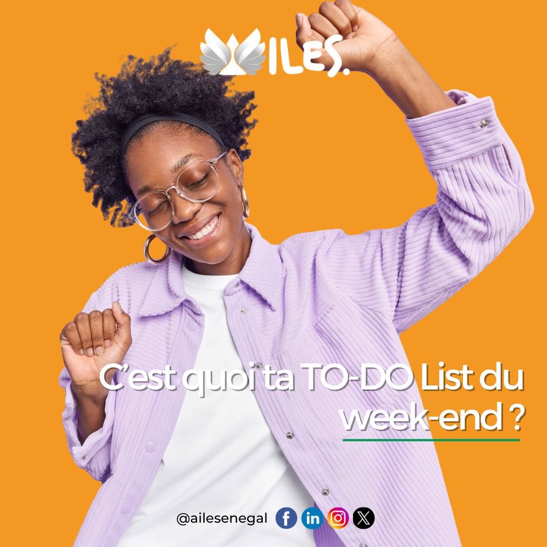 C’est quoi ta TO-DO List du week-end ? 
1️⃣Netflix🤔 
2️⃣Chill☺
3️⃣Promenade🚶‍♀🚶‍♂‍➡

Objectifs atteints à 100 % garantis ! 🎯

#Ailes #WeekendMood