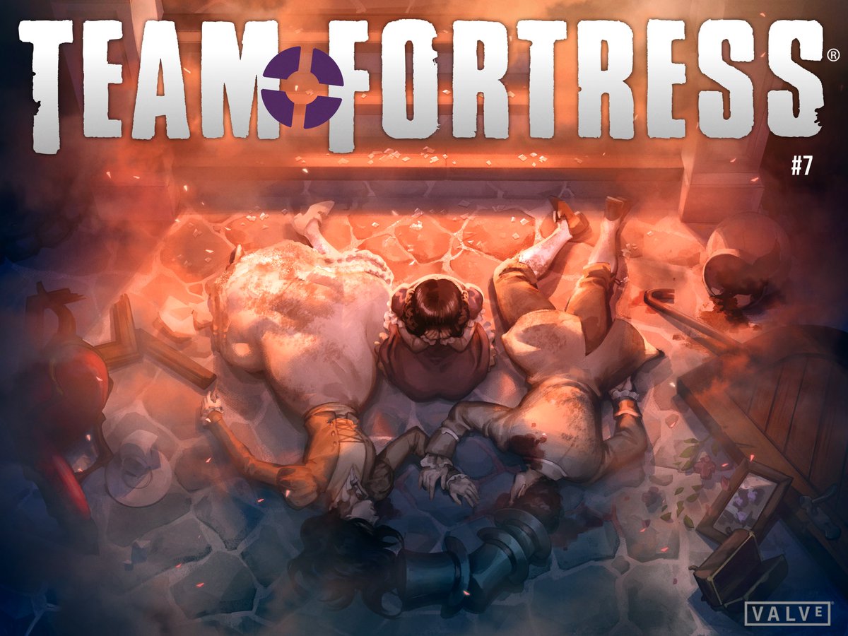 shoun1c's tweet image. what the fuck comic 7 got shadow dropped????!!!!!!!!!!!!!!!!!!! teamfortress.com/comics.php?v=2