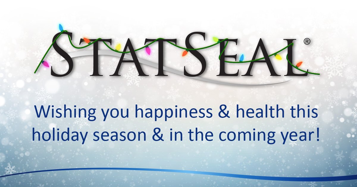 StatSeal's tweet photo. This holiday season, the StatSeal Team is filled with gratitude for the incredible friends, colleagues, supporters, and partners who have played a vital role in our mission to improve patient outcomes. Wishing you a joyful holiday season! #StatSeal #Gratitude https://t.co/rNdVqPUDg9
