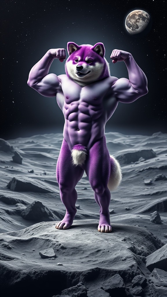 Seared95's tweet photo. @MonstersCoins Crypto senpai, it’s #PDOGE turn in purple meta season. 😎💜 Coming in with a BIG BAD WOOF $PDOGE #PBTC #PURPE #PXRP https://t.co/1fYxez2GP2