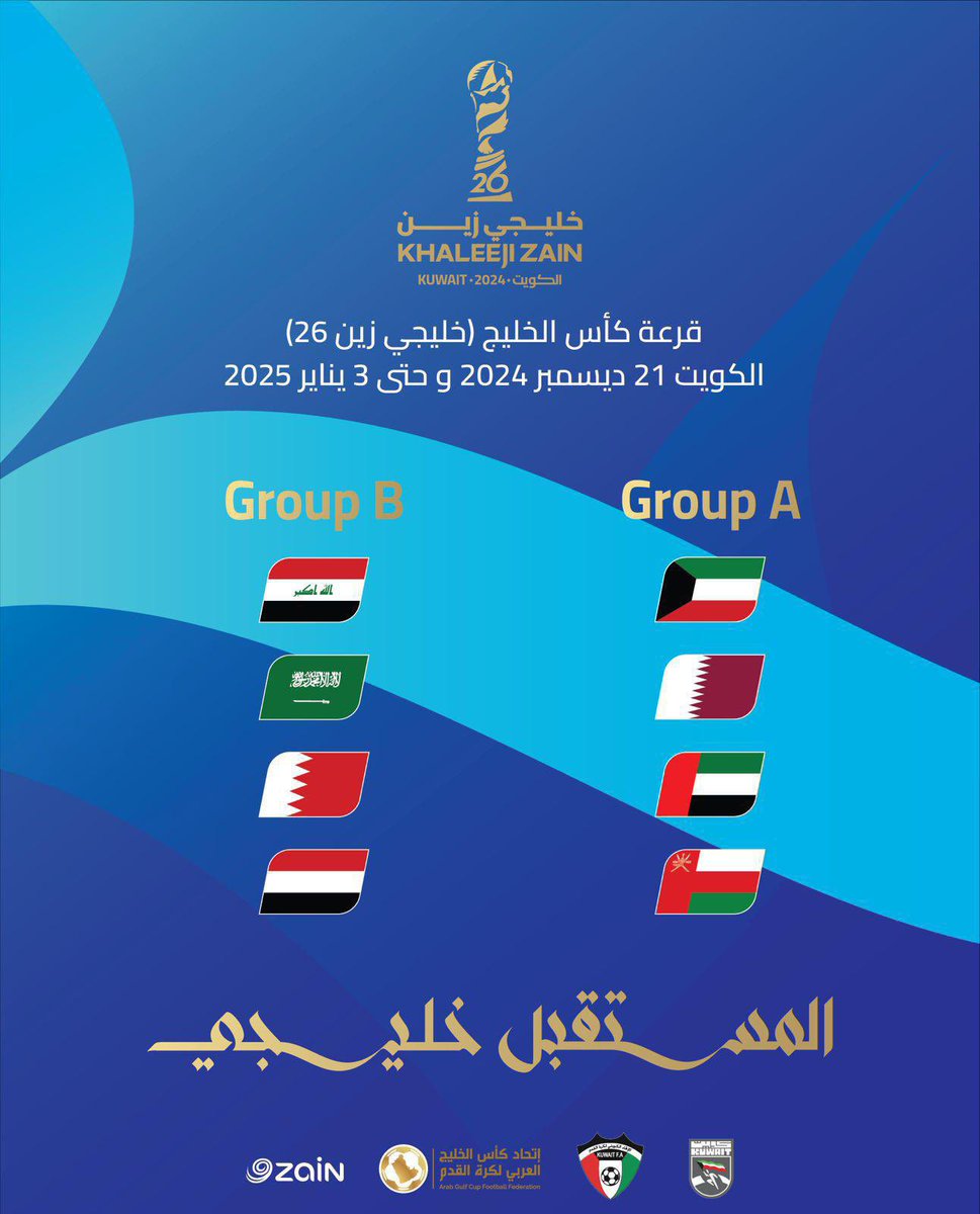 حللتم أهلاً وسهلاً في بلدكم الكويت في بطولة الخليج اللتي تجمعنا ويلتقي فيها الحدث الإجتماعي والرياضي والإعلامي والفني نعم هي بطولة شاملة وليست للرياضة فقط 
#بطولة_خليجي_26 
#المستقبل_خليجي
