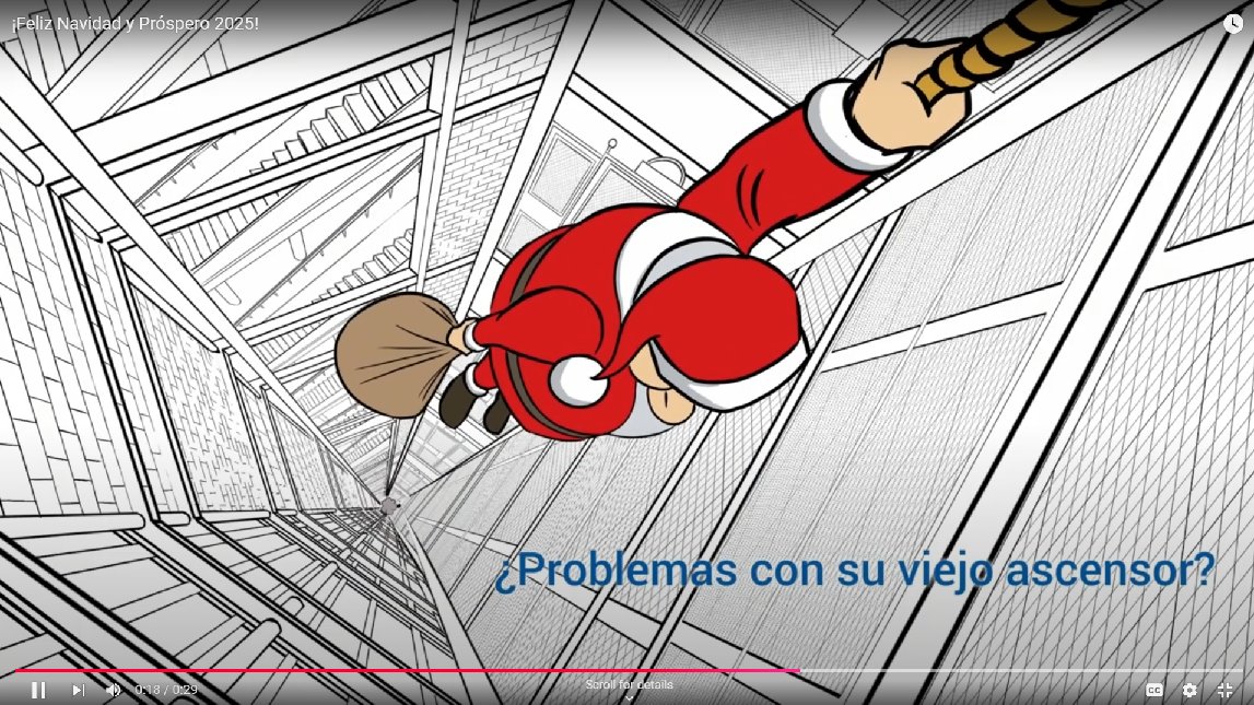Dynatechpro's tweet image. LES PRESENTAMOS UN VERDADERO REGALO NAVIDEÑO

ACTUALIZAR UN ASCENSOR CON EL MÍNIMO COSTE, ¡ESO SÍ QUE ES UN REGALO!

¡FELIZ NAVIDAD Y PRÓSPERO 2025! youtu.be/KctYTjwN7L4
#Dynatech #LiftSafetyComponents #Feliznavidad
