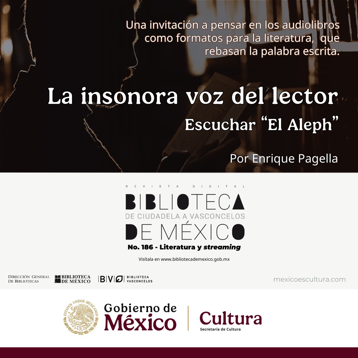 VSCLS's tweet image. ¿Sabías que Borges encontró una nueva voz tras perder la vista? 📚✨

@enriquepagella nos invita a explorar el vínculo entre audiolibros y literatura a través de Borges en su artículo "La insonora voz del lector." 🎧🌆

Lee el artículo aquí: bit.ly/LaInsonoraVozD…

#Audiolibros