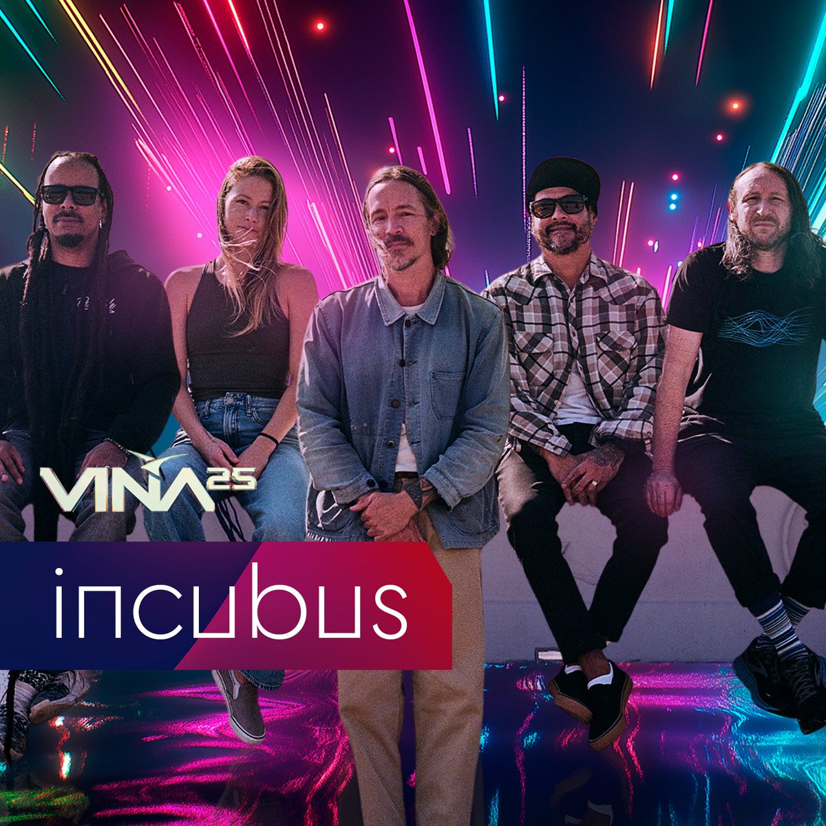 vinadelmar's tweet photo. 🌟Artista confirmado #Viña2025: Incubus 

La Quinta Vergara se prepara para recibir a una de las bandas más emblemáticas del rock alternativo 🎸

Con más de tres décadas de trayectoria, la banda californiana dejará huella en el festival latino más grande del mundo. 

@elfestival https://t.co/QvM1jNvC5M