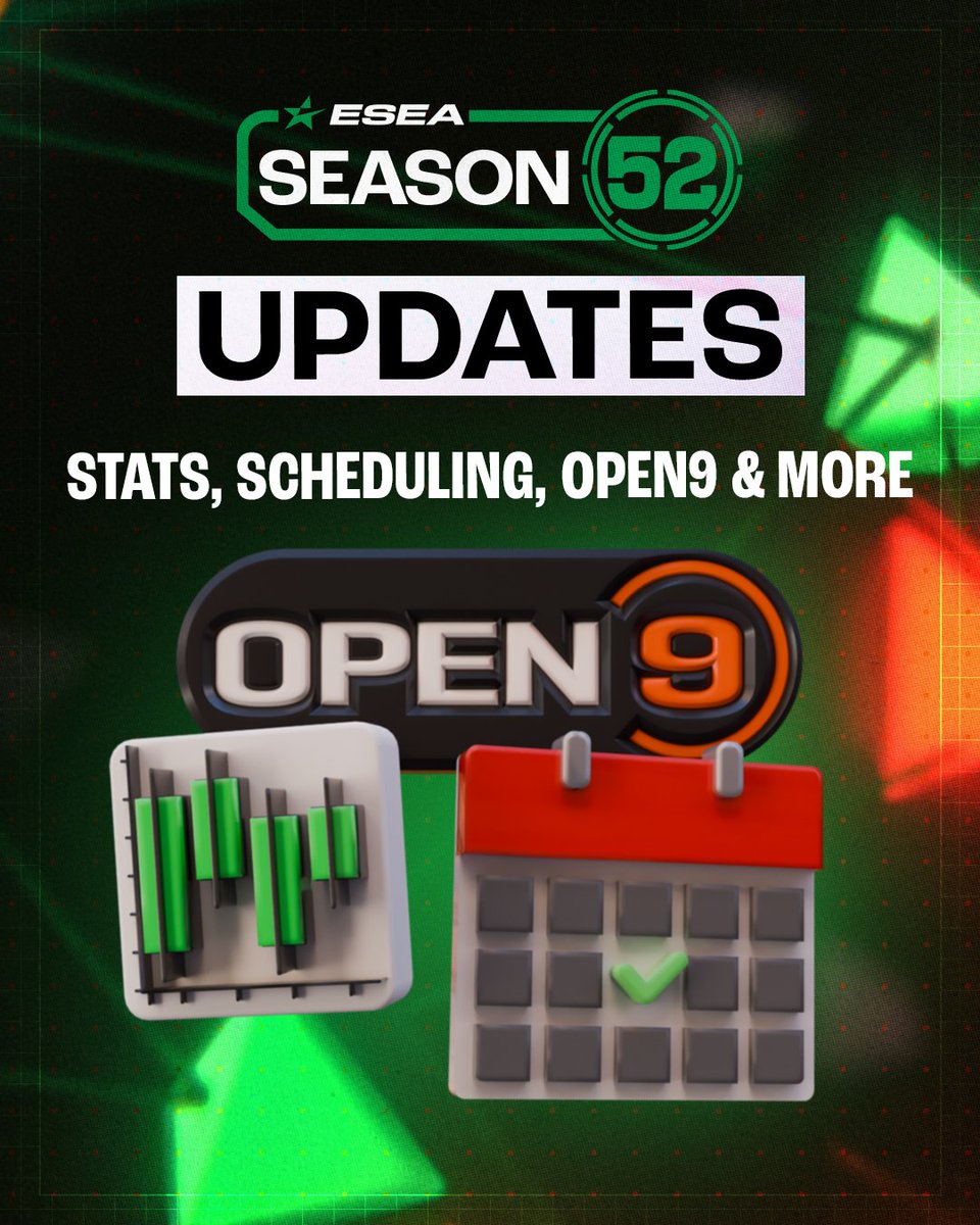 Season 52 comes with some great changes to League this season.
📅 New scheduling options
📊 More in depth statistics
🏆 New divisions for better quality competitions

Read the full update log at: fce.gg/s52blog