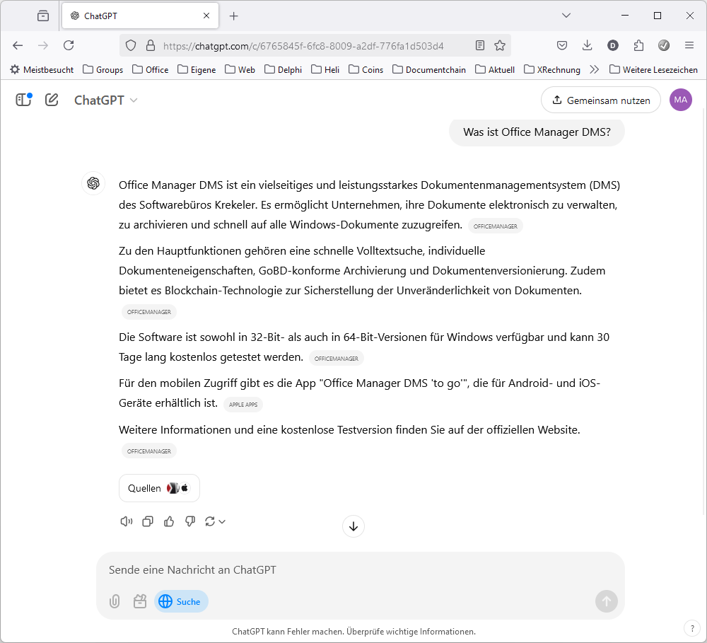 Recht hat sie, die KI