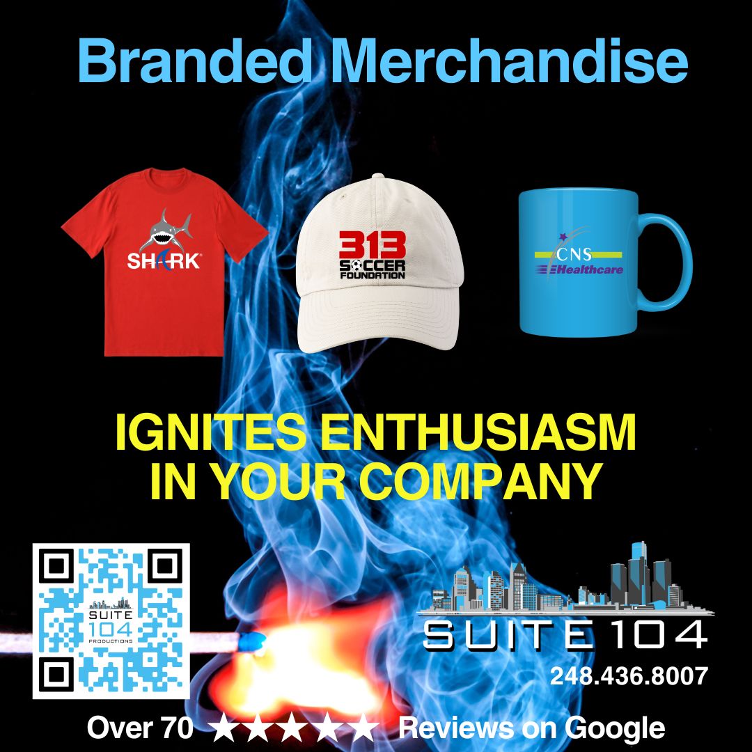 Suite104Prod's tweet photo. Get your swag from us. Best prices and quick turnaround.
Websites That Work &amp; Videos That Mean Business.
248-436-8007 | https://t.co/NBW11fdOgr

#videothatmeansbusiness  #websites  #digitalmarketing #affordabledigital https://t.co/OtkLaIXCZw