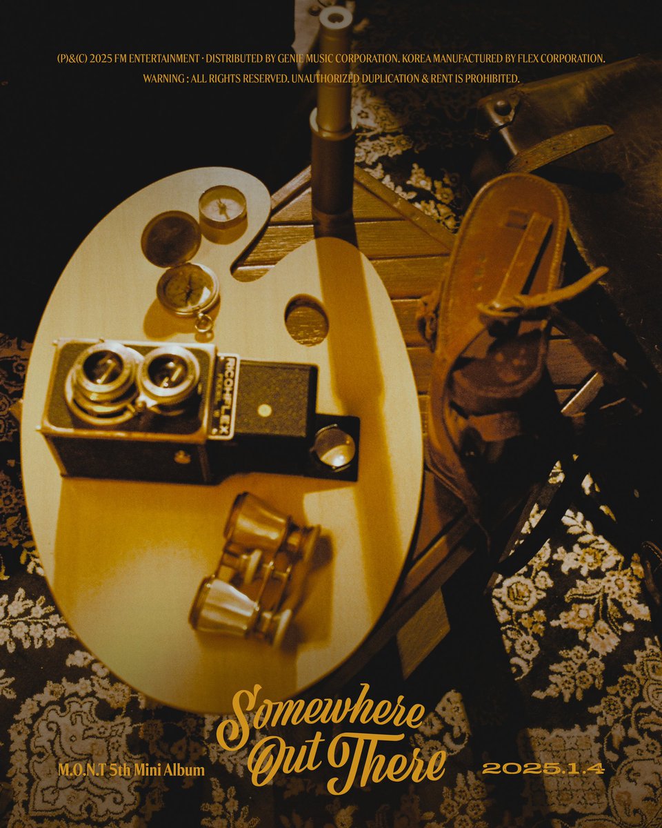 MontOfficial's tweet photo. M.O.N.T 5th MINI ALBUM 

'Somewhere Out There' 🗺️

[📷]

ALBUM MOOD TEASER

ALBUM RELEASE DATE
💿 2025.01.04  6PM KST

MV RELEASE
🎬  2025.01.04  12PM KST

COMEBACK SCHEDULER COMING SOON
2024.12.22 8PM KST

#몬트 #나라찬 #빛새온 #로다
#MONT #NARACHAN #BITSAEON #RODA
#Somewhere_Out_There
