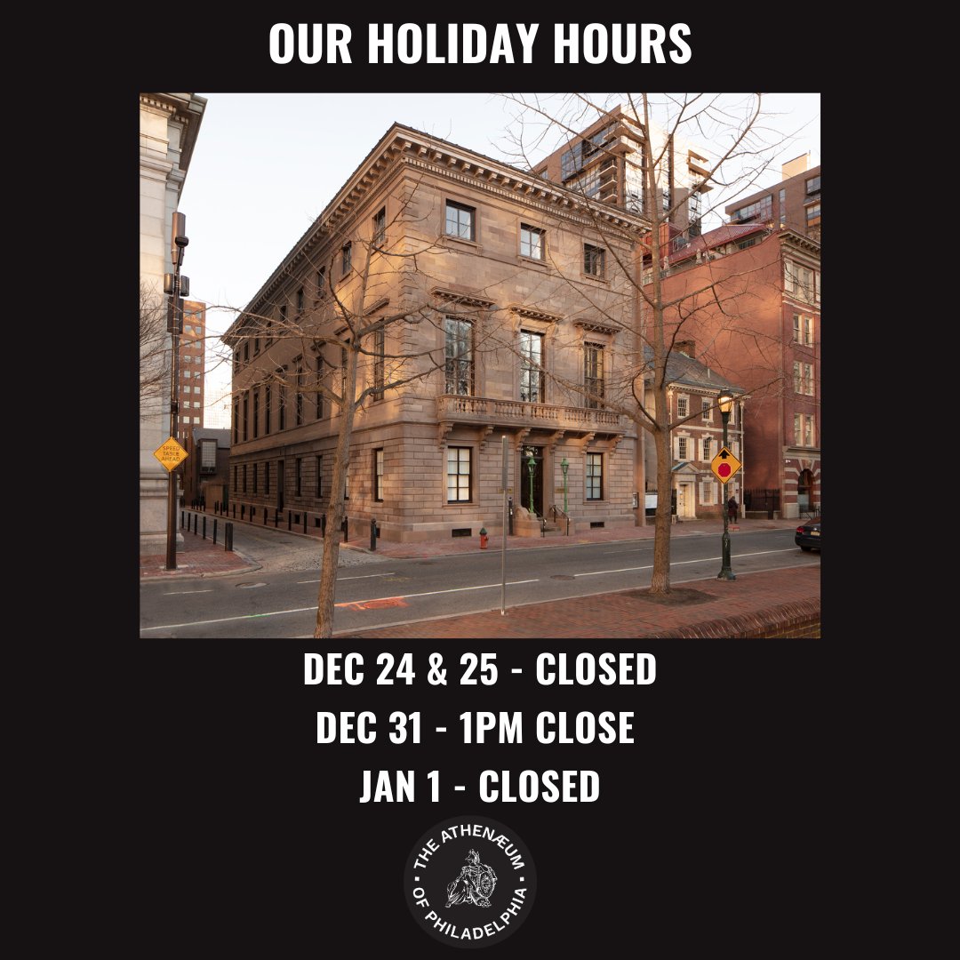Here are our holiday hours! We're open except for December 24, 25 and January 1! We'll close at 1PM on Dec 31.