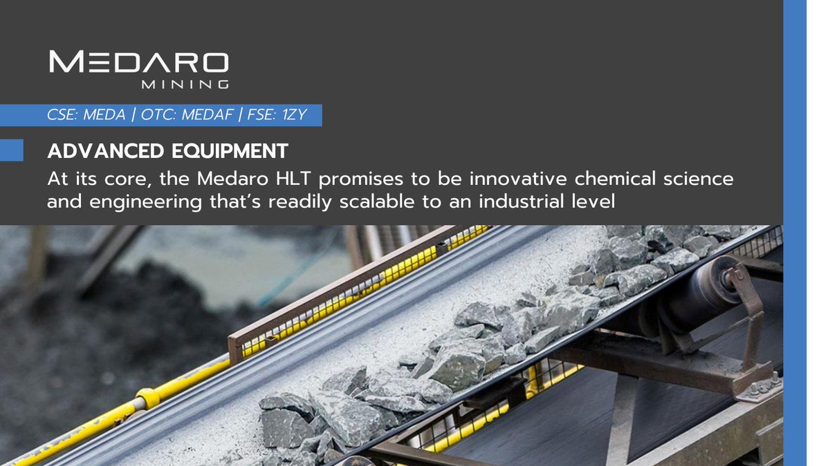 MedaroMining's tweet photo. 📊 The operational equipment necessary for our HLT commercial implementation, is already available from numerous global suppliers.

Read more about our equipment 🔗 https://t.co/LFBTAGKMCq

🇨🇦 $MEDA 🇺🇸 $MEDAF 🇩🇪 FSE: 1ZY
#juniormining #lithiummining #lithiuminvestor https://t.co/TfZ8erO1Qd