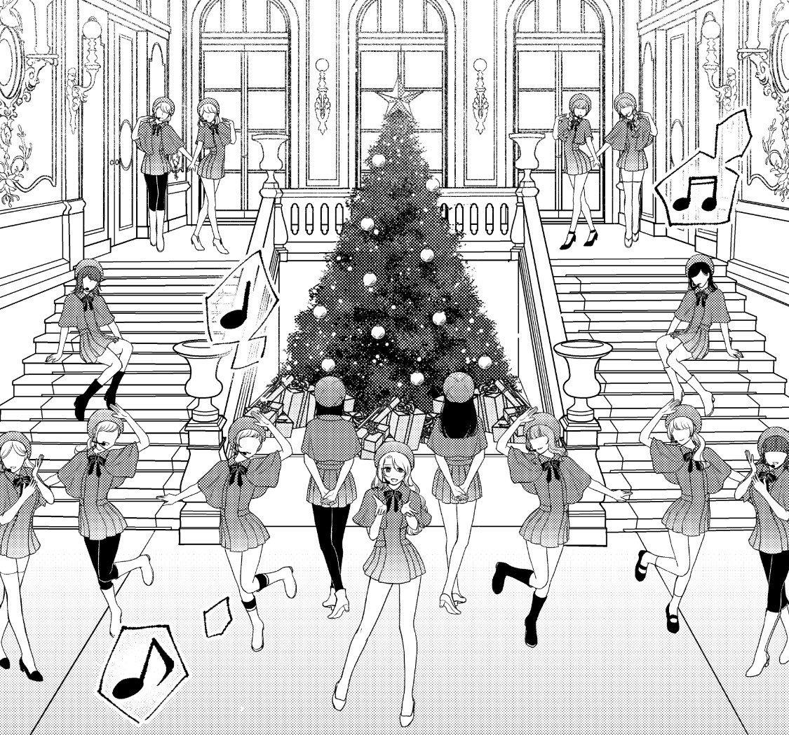 『今日も佳き日③』のクリスマスライブ衣装でした❤️🤍

https://t.co/SiJMspCyDp 
