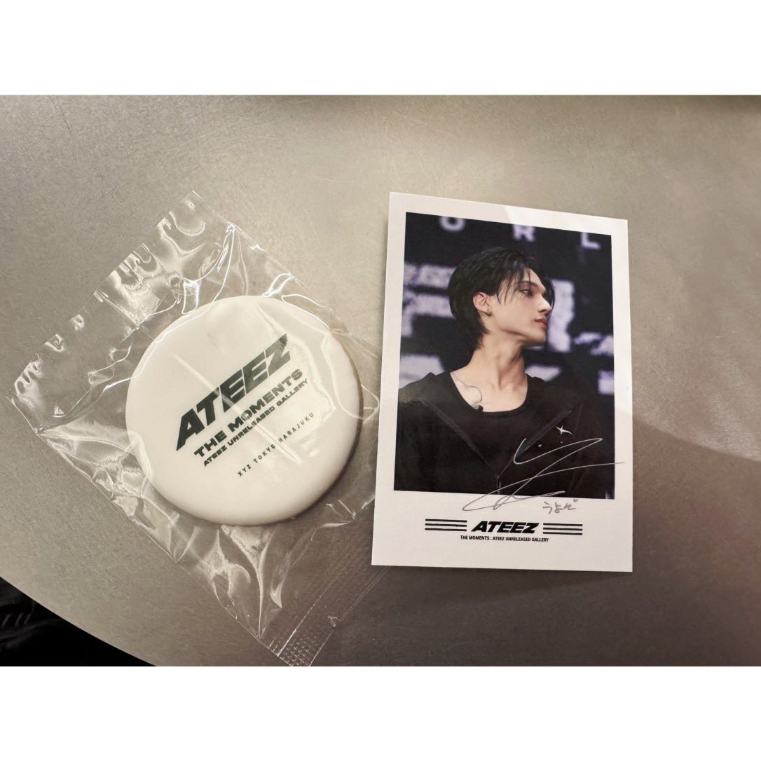 bunny891111's tweet photo. 推し活大収穫🥰🐈‍⬛

#ATEEZ 
#ATEEZ_THE_MOMENTS
#wooyoung https://t.co/SxxkgoKzLB