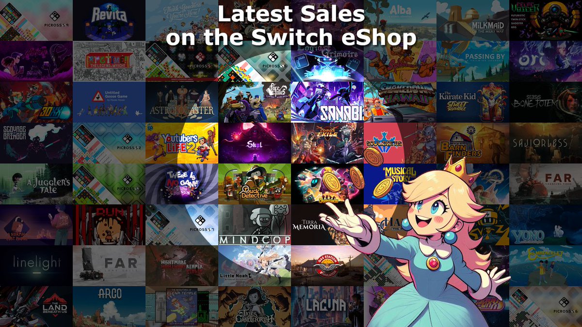 NindieSpotlight's tweet photo. Check out 98 new AAA and #IndieGames on sale today for #NintendoSwitch: #Hades, #PICROSSS8, #UntitledGooseGame, #ScourgeBringer, #OriandtheWilloftheWisps, #AMusicalStory, #SkulTheHeroSlayer, #ThereIsNoGameWrongDimension, and more!

https://t.co/t7wN7G6ZUD https://t.co/dnlODVCEVO