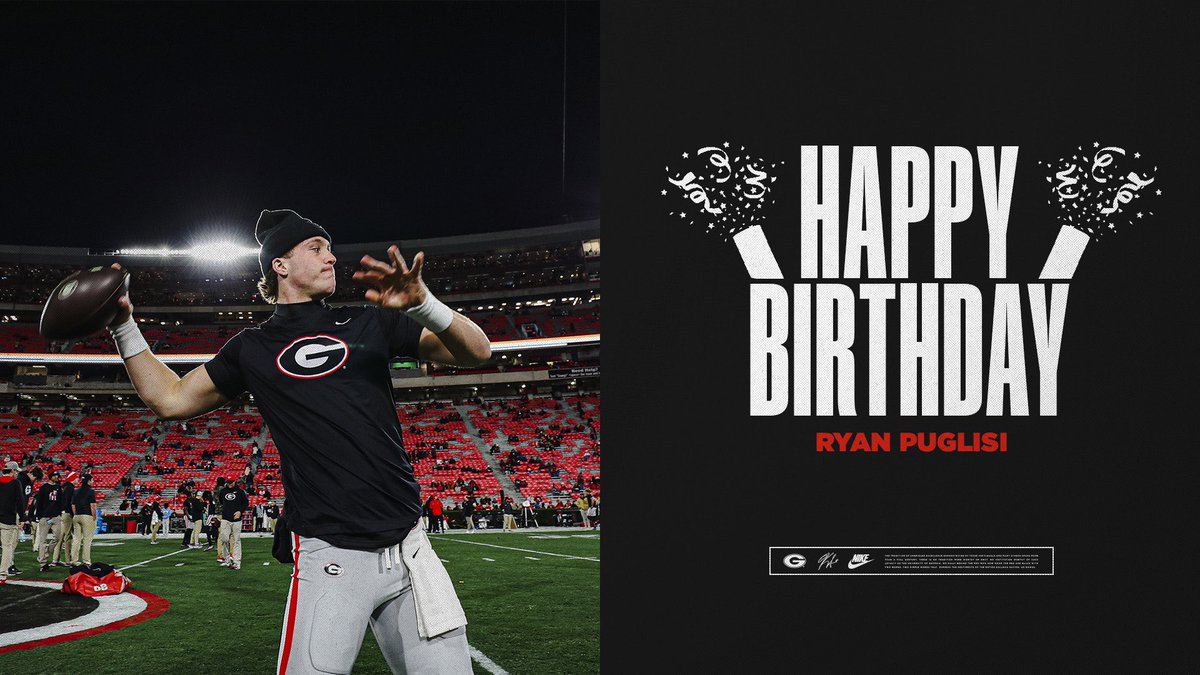 Happy Birthday, <a href="/RyanPuglisi5/">Ryan Puglisi³ †</a> !!

#GoDawgs