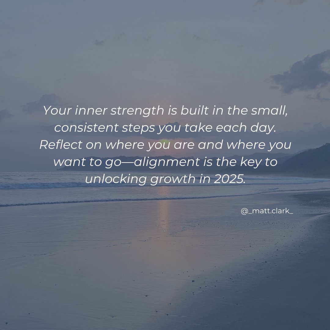 Growth isn’t about doing more—it’s about letting go of what no longer serves you.

✨ What’s one thing you’ll let go of in 2025 to grow? Drop it below.

#ProgressNotPerfection #DailyTruths #PersonalGrowth2025