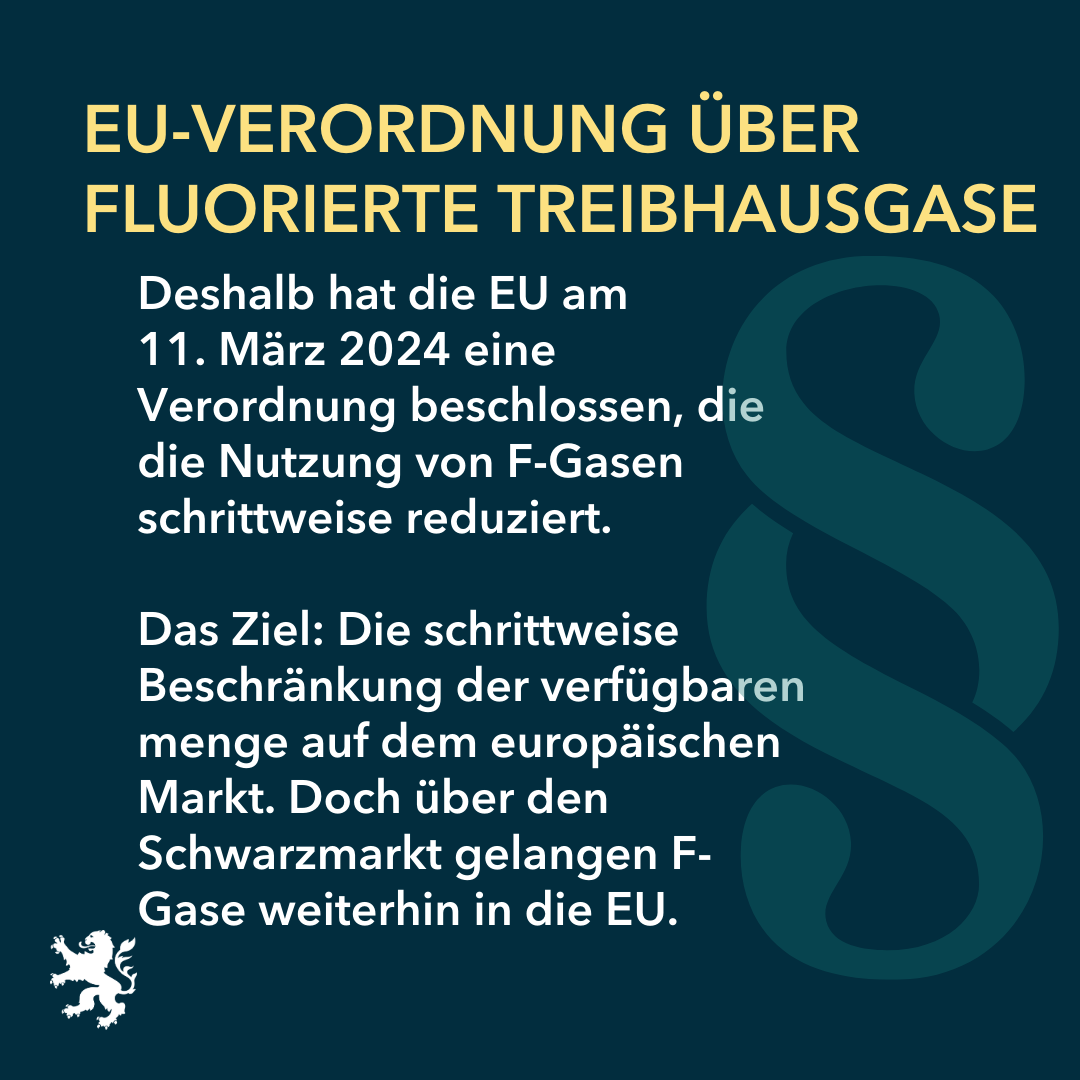 UmweltHessen's tweet photo. Hessen hat sich auf Bundesebene für härtere Strafen beim illegalen Handel mit fluorierten Treibhausgasen eingesetzt. Der Bundesrat hat die hessische Initiative übernommen. Die Bundesregierung ist aufgerufen,  Änderungen im Chemikaliengesetz umzusetzen.  https://t.co/Jx6k94Jc00 https://t.co/IIGwRFPcdk
