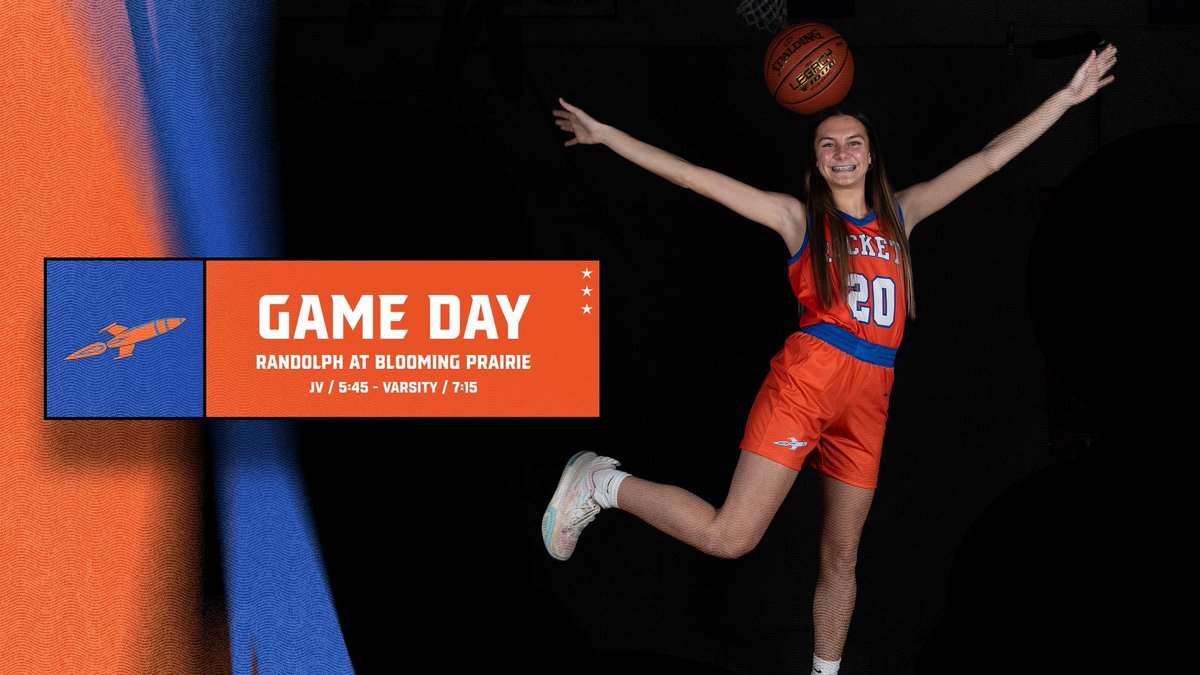 GAME DAY! We are on the road tonight for a Gopher Conference match-up vs. Blooming Prairie!🚀