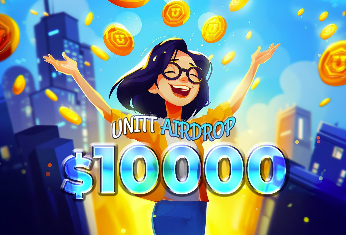 UNITT Token Airdrop is Live!
We are giving out $10,000.00 worth of UNITT tokens!
👉Join now t.me/UniversalTrans…

Airdrop Details: 
🔹1,000 random participants will receive $10 worth of UNITT tokens each!
🔹Top 50 referrals will earn additional rewards:
🥇1st Place: $100 worth