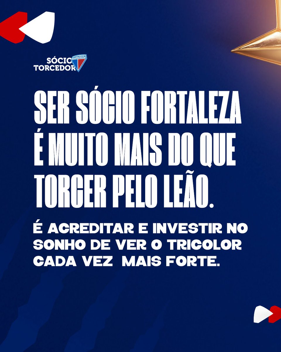 FortalezaEC's tweet photo. SÓCIO FORTALEZA, EU TE AMO! ❤️ 

Esse ano vivemos de tudo, e você esteve presente em todos os momentos! 🫵🦁

Obrigado por ajudar a fortalecer nosso Clube dentro e fora de campo, ser Sócio Fortaleza é #JogarJunto! 🌟

Em 2025, contamos com você para viver ainda mais! 

#FortalezaEC #SócioFortaleza