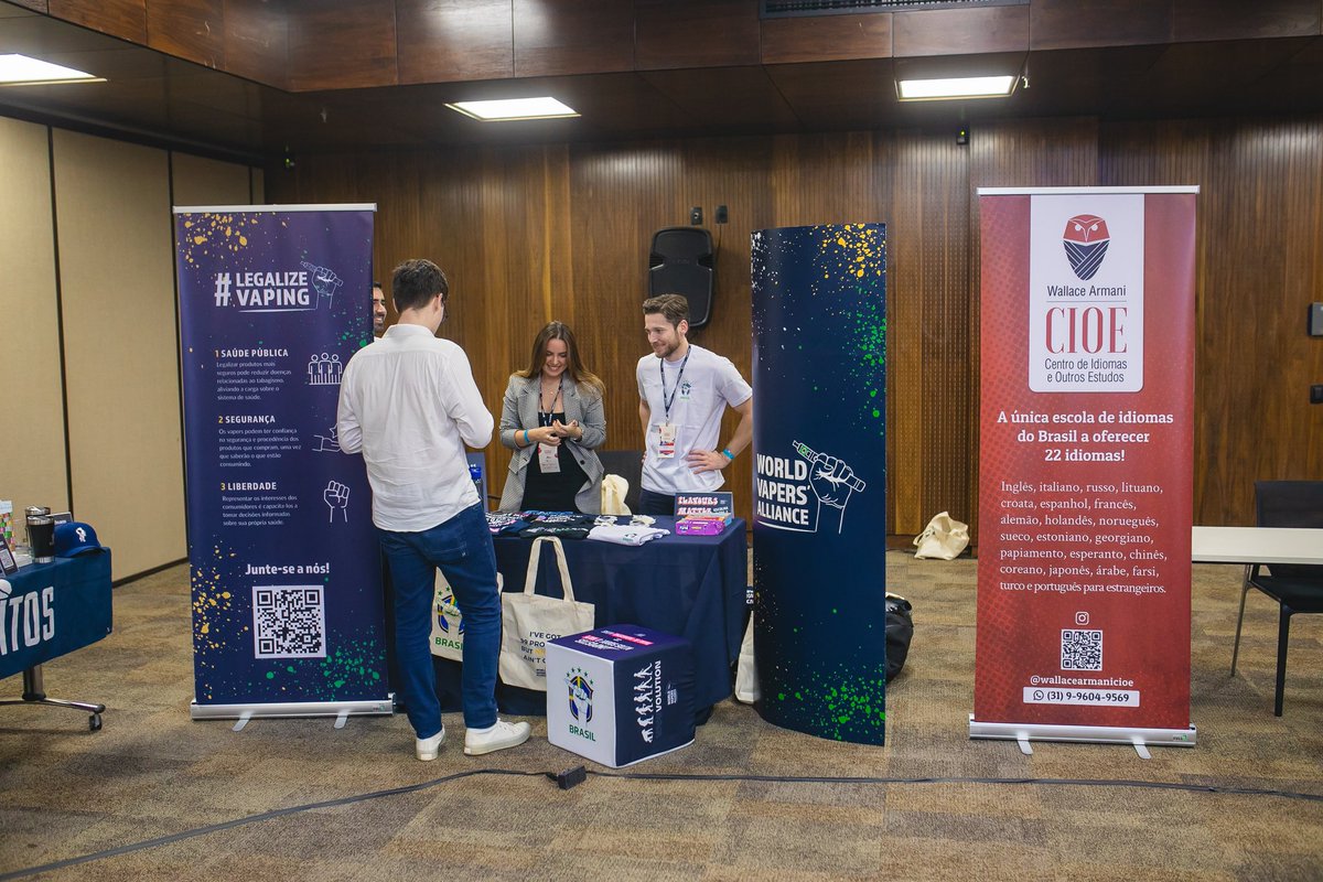 vapers_alliance's tweet photo. More about LibertyCon Brazil, our last event of the year of 2024!
Our #LegalizeVaping stand was a huge success, we had the chance to spread the word on THR and also lots of people joined the WVA in this fight. Thanks to everyone who stepped by, keep up the good work! π¬οΈ
#VapeOn https://t.co/Xi1P7WZRPU