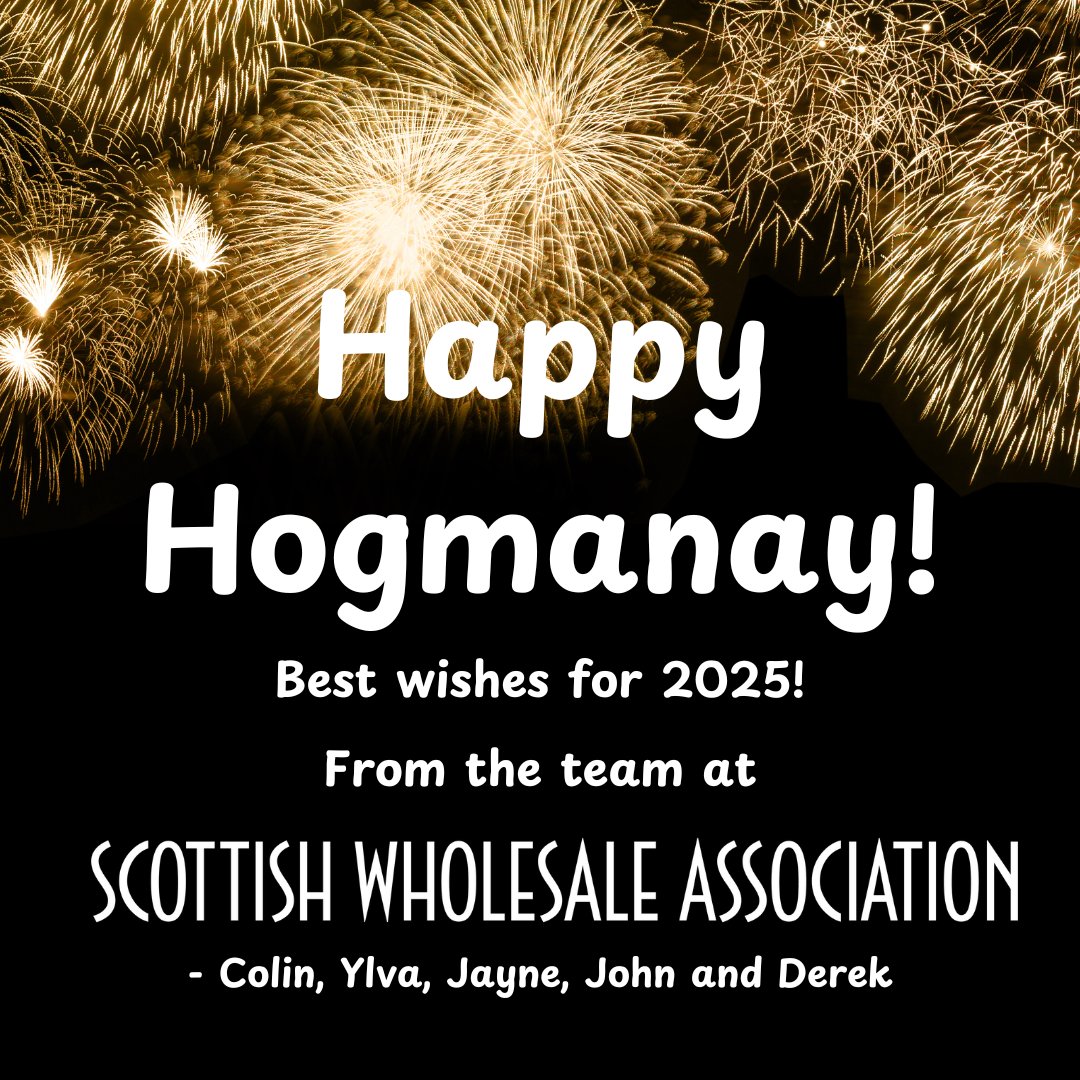 ScotWholesale's tweet image. 🎇 All the best for 2025 from the team at SWA! 🎇