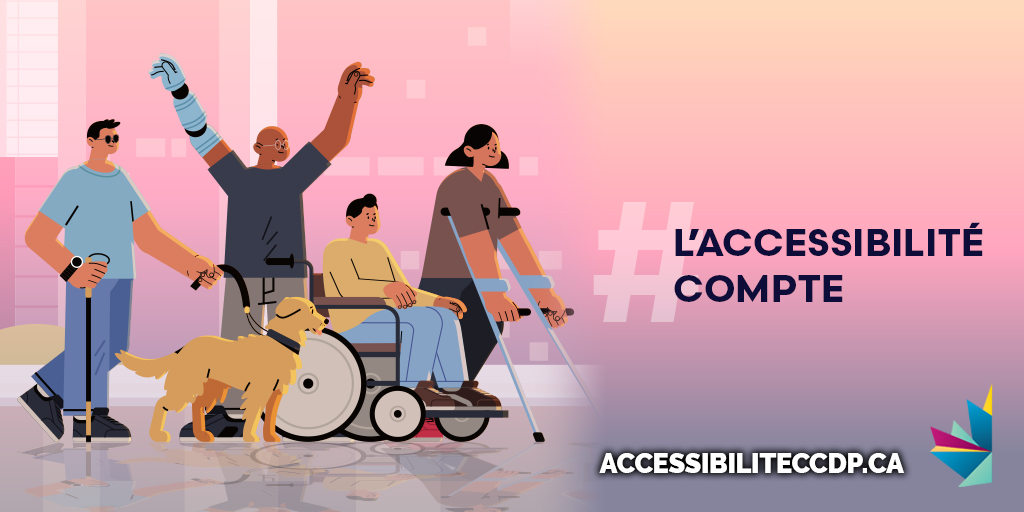 Créer des milieux de travail accessibles ne relève pas seulement de la conformité, c'est avant tout donner aux employés les moyens d'atteindre leur plein potentiel et de favoriser le succès de l'organisation. #lAccessibilitéCompte