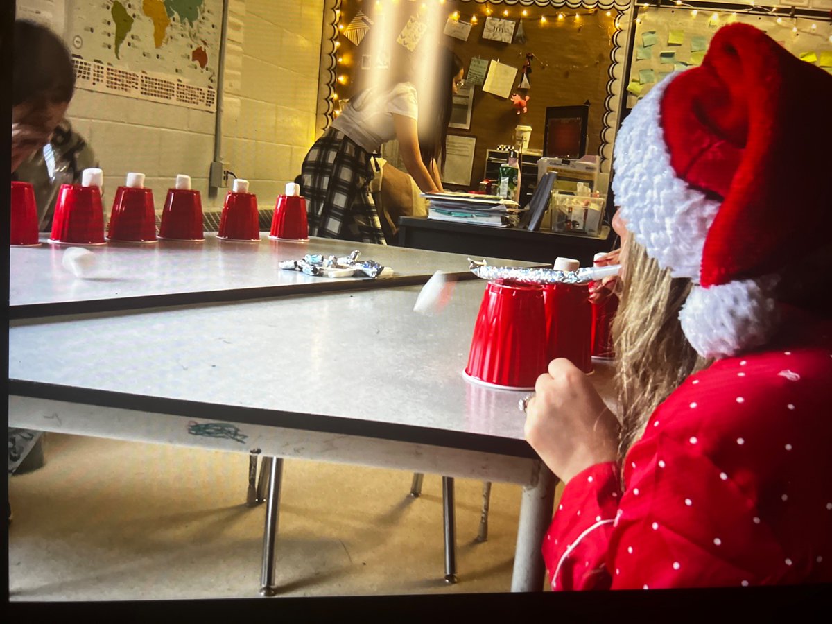 Feeling appreciated ❤️Love matching with my students and showing my MLLs about my traditions for christmas🫶