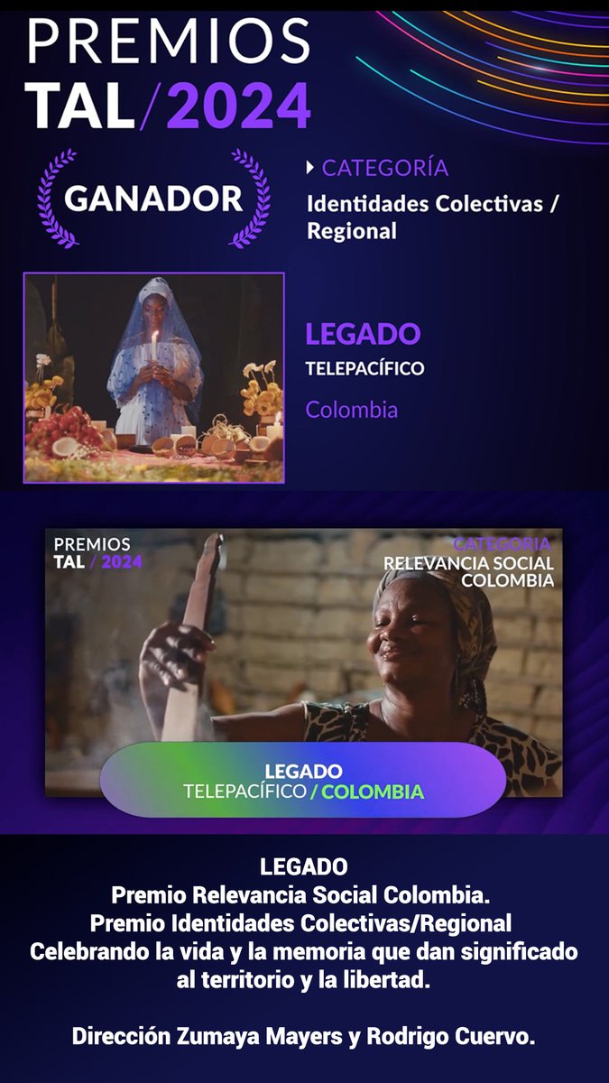 #LEGADO resonando la sabiduría ancestral de #Palenque  #Colombia y #ValledelChota #Ecuador. <a href="/zumayers/">Zumaya Mayers C.</a> <a href="/elcuervo_ro/">rodrigo cuervo j.</a> <a href="/TelepacificoTV/">Telepacífico</a> <a href="/magitoto/">Mabel G TorresTorres</a>  <a href="/PaolaCabezasC/">Paola Cabezas Castillo</a>  <a href="/MarciaSantacru4/">Marcia Santacruz</a> <a href="/jhonmurillob/">Jhon Arley Murillo Benítez</a> <a href="/luis_sevillano/">Luis Alberto Sevillano Boya</a> <a href="/mayoloangelica/">Angélica Mayolo</a> <a href="/Cleme_Carabali/">Clemencia Carabalí Rodallega</a>