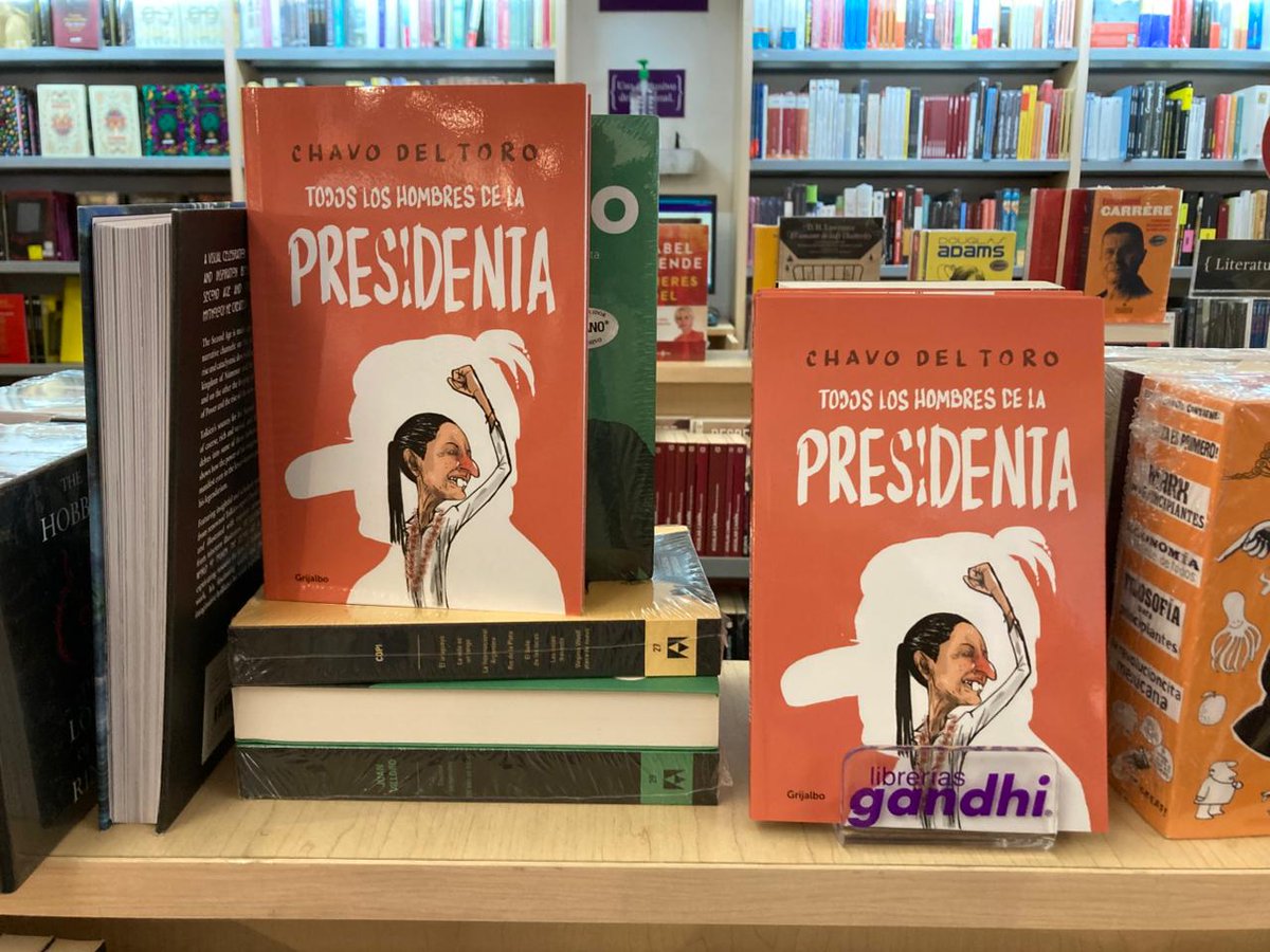 chavodeltoro's tweet image. #todosloshombresdelapresidenta
Ya en su librería favorita!
'Para regalo de navidad'
Washington Post
'Mejor que un libro de texto gratuito'
The News York Times
'Chavo es muy sexy'
Playboy Magazín