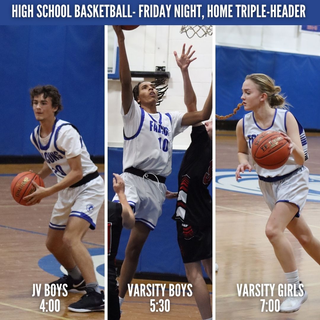 philmontca's tweet photo. Tonight! Three home games on a Friday night, and no entry fee! Go Falcons! https://t.co/0SM8OpHYjl