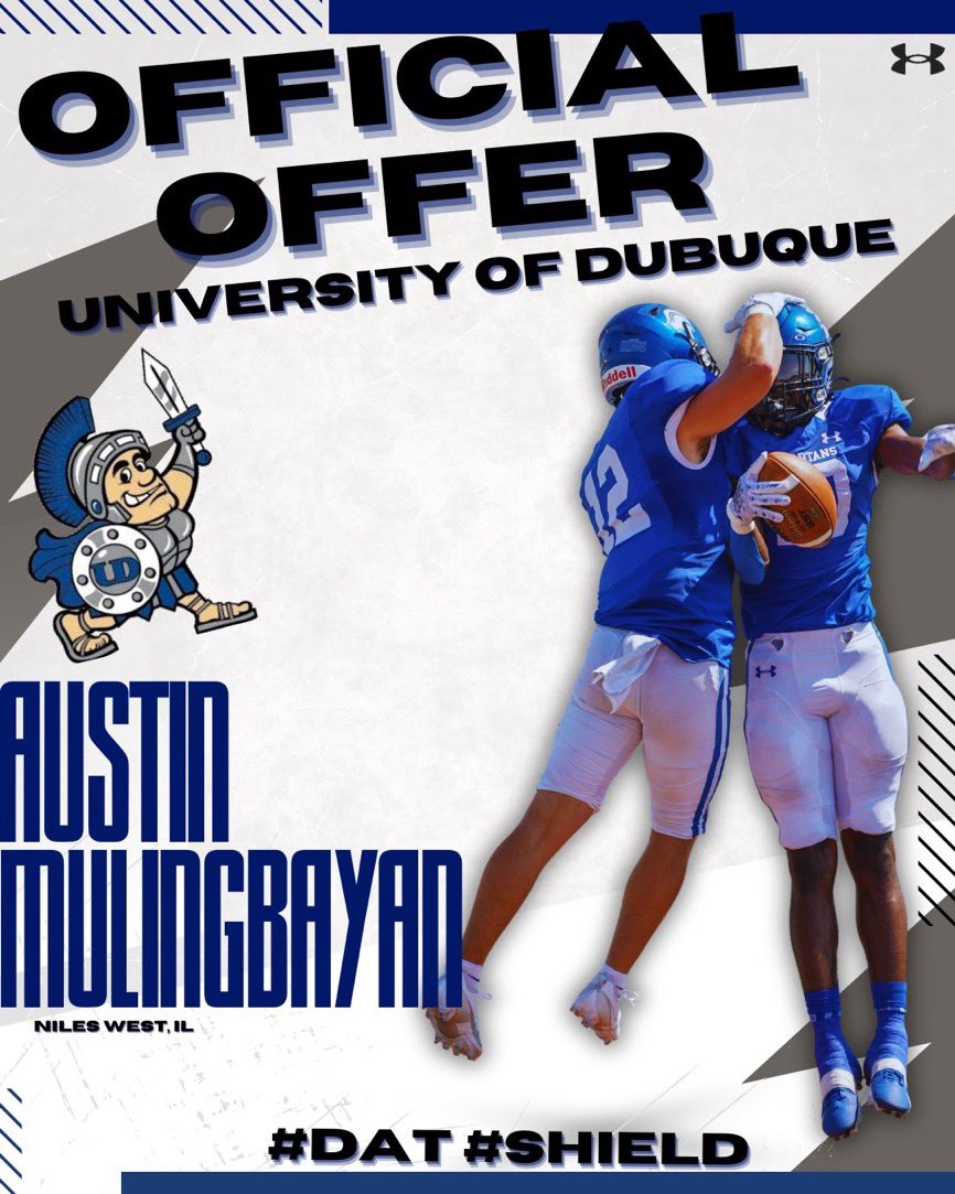Austin mulingbayan (@austin_mul) on Twitter photo I am blessed to announce that I’ve received my 2nd offer from Dubuque University. Thank you to coach <a href="/RobHuberty/">Coach Rob Huberty</a> and the rest of <a href="/DubuqueFootball/">Spartan Football</a> staff for this opportunity. #AGTG I am blessed to announce that I’ve received my 2nd offer from Dubuque University. Thank you to coach <a href="/RobHuberty/">Coach Rob Huberty</a> and the rest of <a href="/DubuqueFootball/">Spartan Football</a> staff for this opportunity. #AGTG