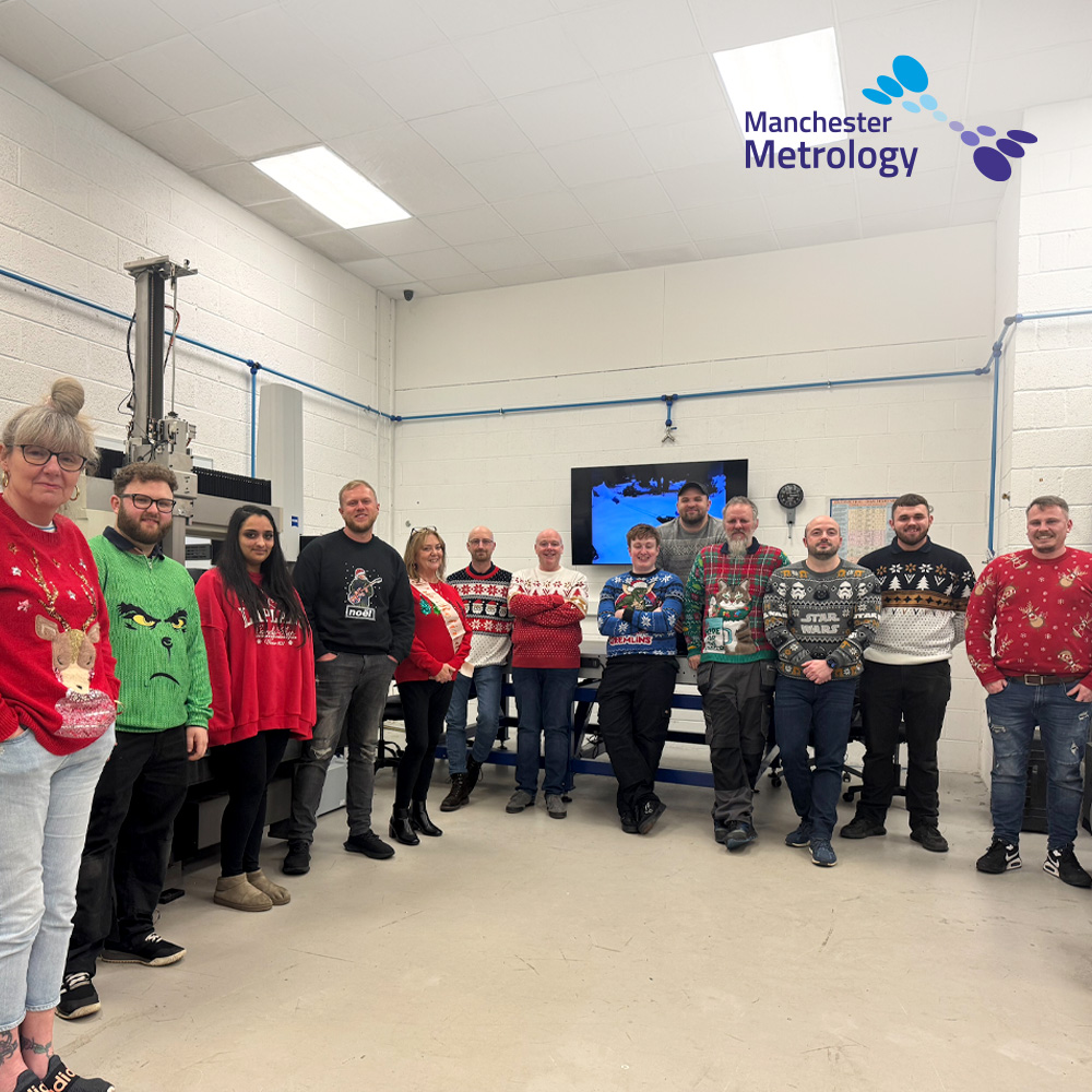ManMetrologyLTD's tweet image. It’s Christmas Jumper Day at Manchester Metrology.

The festive countdown has now officially begun. 🎅

#Christmas #LaserTracker #LaserScanner #PortableCMM #PrecisionWork #Metrology #Measurement #MetrologyEquipment #InspectionServices