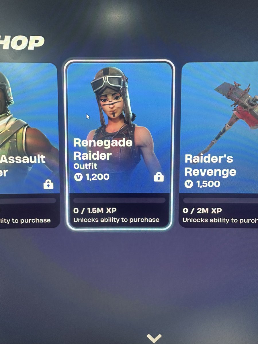 Hey <a href="/FortniteGame/">FortniteGame</a>! 

If I make and cosplay the Renegade Raider skin will you let me have her in game 👀
