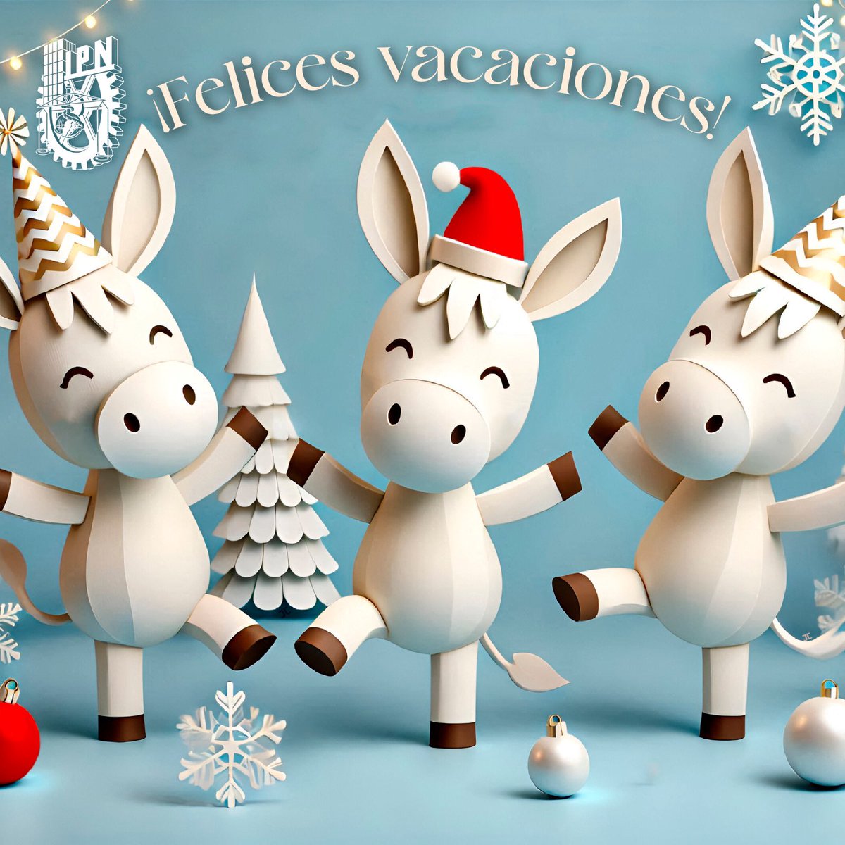 IPN_MX's tweet photo. ¡Llegaron las vacaciones de invierno! Es momento de hacer una pausa, disfrutar de buenos momentos con la familia y los seres queridos y recargar energía para el 2025. Recuerda disfrutar con responsabilidad y cuidarte mucho porque te estamos esperando para seguir impulsando tus sueños. 🧳🧘