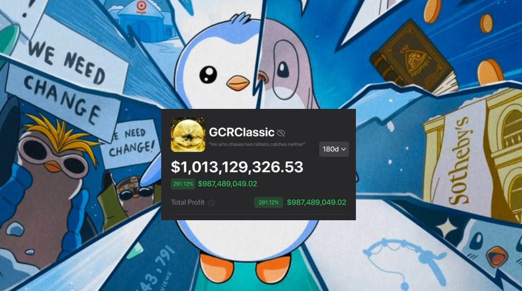 GCR was one of crypto’s greatest traders.

He called SHIBA 
And shorted LUNA at $90.

I’ve spent hours studying his journey.

Here’s his story and his hidden $PENGU prediction🧵

(1/9)