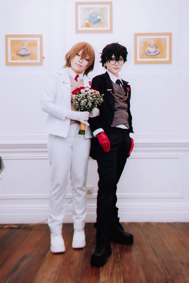 thethievesden's tweet photo. Can you believe it? Today is the 2nd monthsary of Joker and Crow's beautiful wedding! 💍 Time truly does fly when you're in love... or is that how the saying goes?

To celebrate, here are a few more photos of our grooms as they tied the knot! 💘

#CheckmateCSE #AkeshuakeCSE2024 https://t.co/OBg5FkFiw6