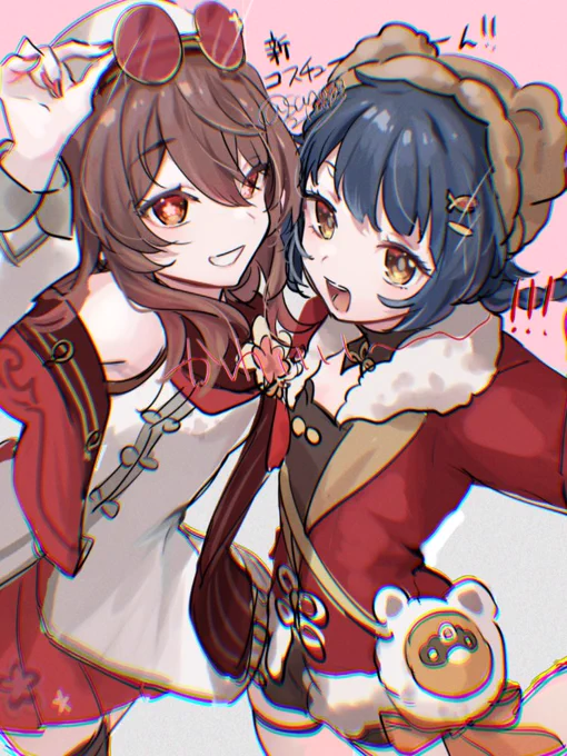 胡桃と香菱の新コス可愛すぎる!!