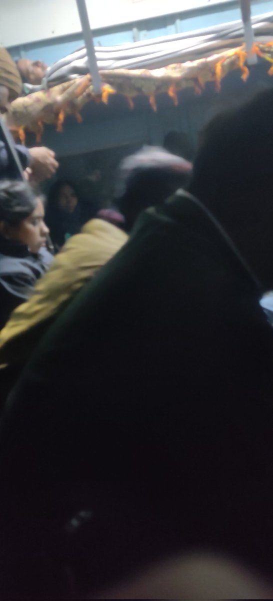 HardikP7880's tweet photo. "Train number 15084,S3 coach is completely occupied by without-ticket passengers. No TTE is available to address the issue, and genuine ticketed passengers are facing great inconvenience. @RailMinIndia @IRCTCofficial, please take immediate action to resolve this. #PassengerRights https://t.co/8REXynLQBI