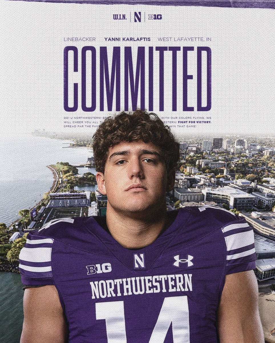 COMMITTED!!! <a href="/NUFBFamily/">Northwestern Football</a>