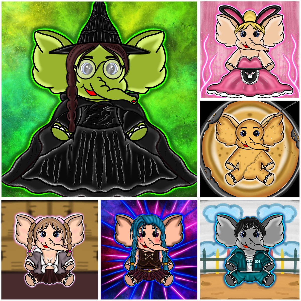 My new 6  Baby Elephants are still available and uncollected !! 🙀🔥

Grab your favorite Baby Elephant ! 👇🏻

⭐️ You will receive Monthly Exclusive Airdrops as a gift 🎁 

⭐️ Hold 13+ Baby Elephants and unlock a FREE CUSTOM !!! 🤯

opensea.io/collection/sty…

#StylishBabyElephants