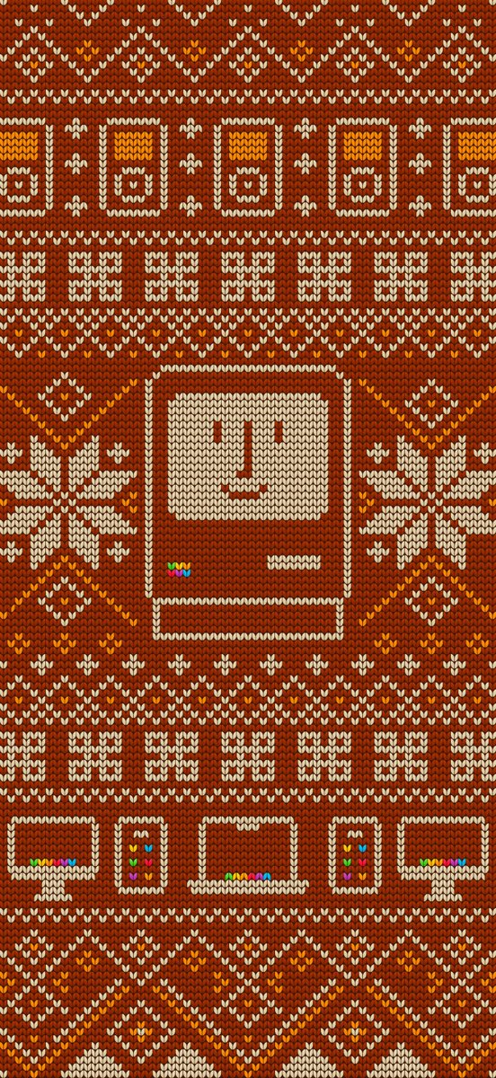 BasicAppleGuy's tweet photo. Ugly Christmas Sweater Wallpaper 🎄 https://t.co/NE1UMfuSKl