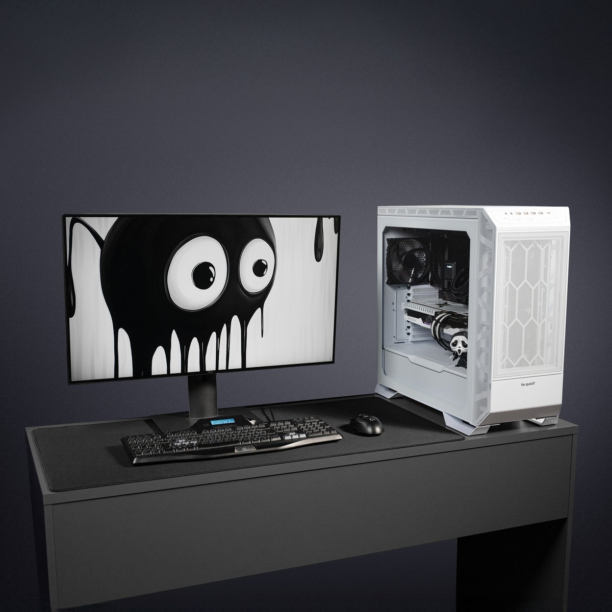 bequietofficial's tweet photo. A clean white build… with a killer twist. 🖤🤍
PC Elegance pairs the Dark Base Pro 901 White and Silent Loop 2 for a setup that's sharp, sleek, and a little scary. 👀🔪
#bequiet #DarkBasePro901 #SilentLoop2 #PCbuild #ScreamSetup #CleanBuild https://t.co/opUKXO4bKz