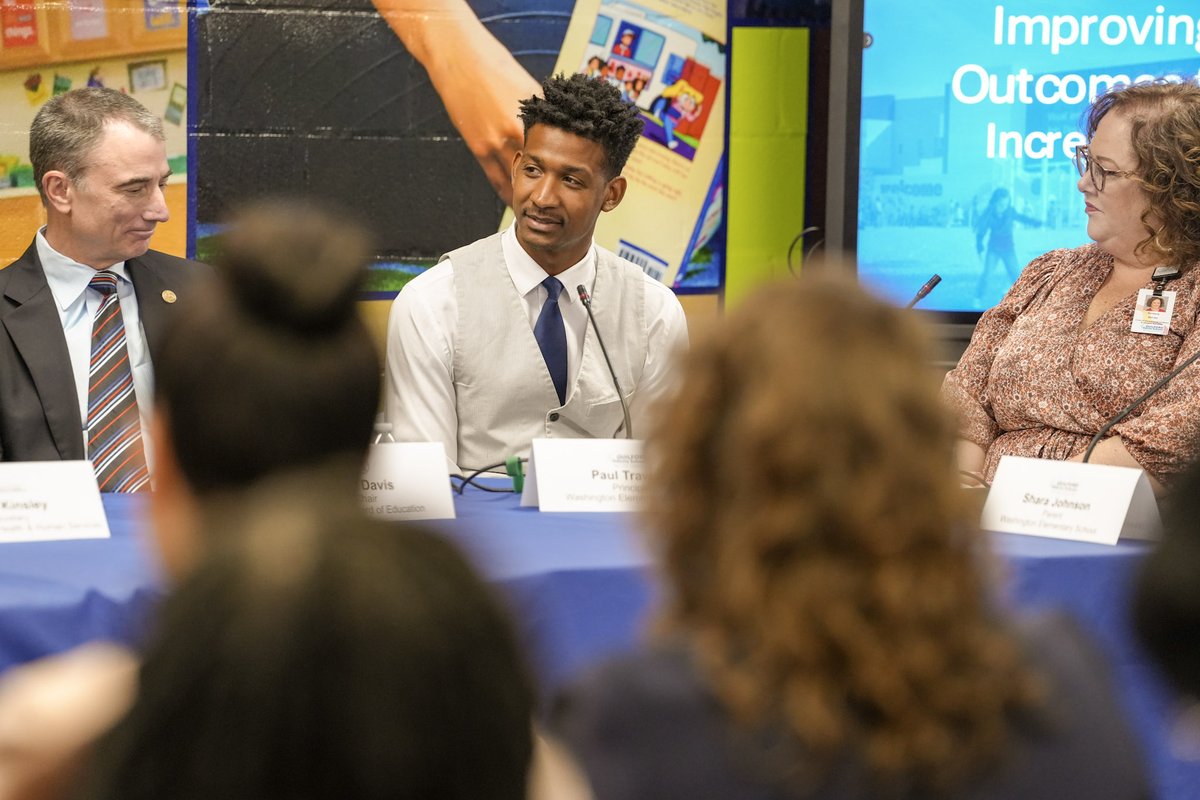 GCSchoolsNC's tweet photo. #GCSWrapped | Countdown to 2025 with our top stories! In 2023-24, we highlighted telehealth sites and a visit from NC’s Dept. of Health. Washington Elementary had a 23% drop in chronic absenteeism. Read more: https://t.co/wHap1ltlMn https://t.co/6zEgJlSp2I