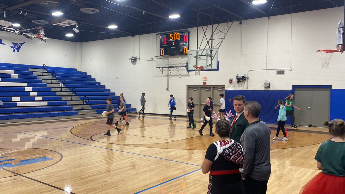 Student/Staff celebration going strong 💙